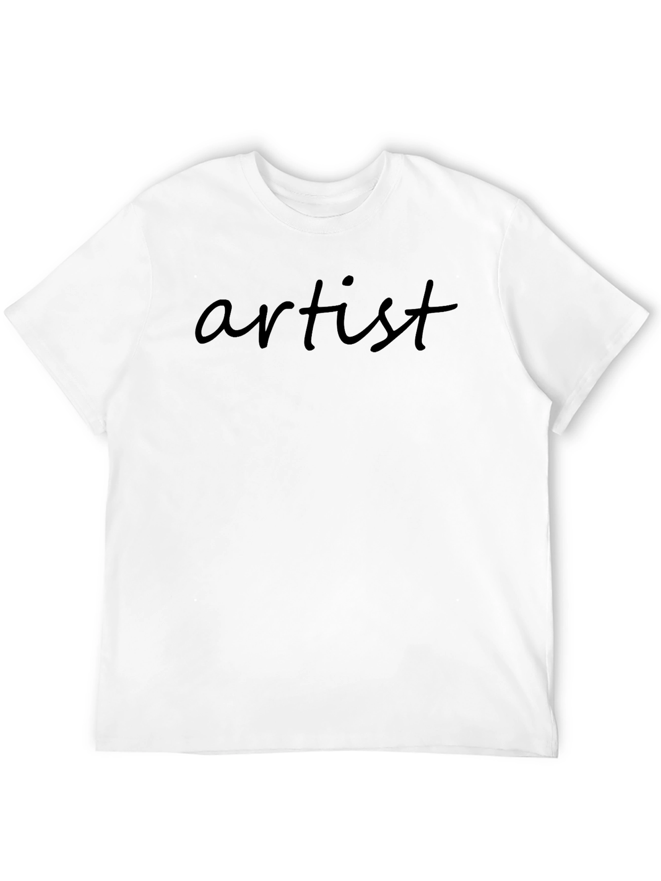 Artist Script Black T-Shirt