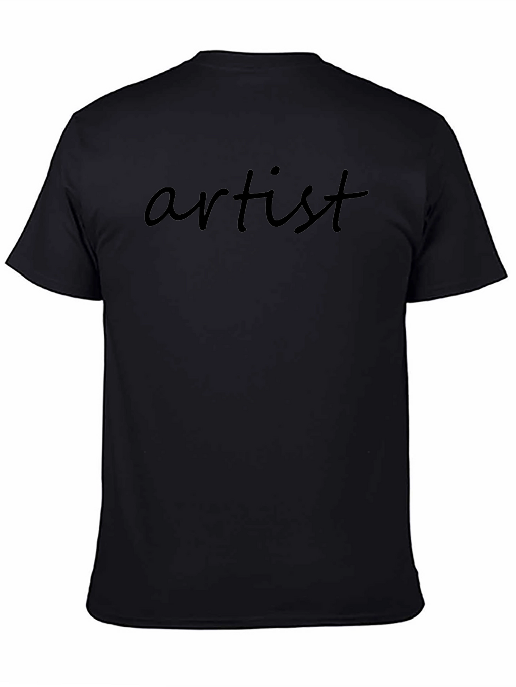Artist Script Black T-Shirt