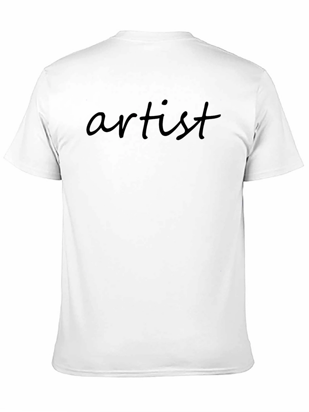 Artist Script Black T-Shirt