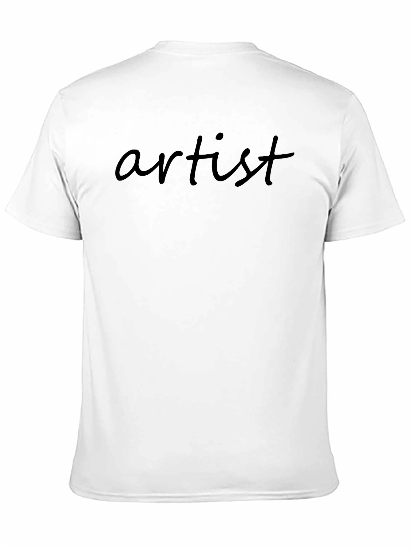 Artist Script Black T-Shirt