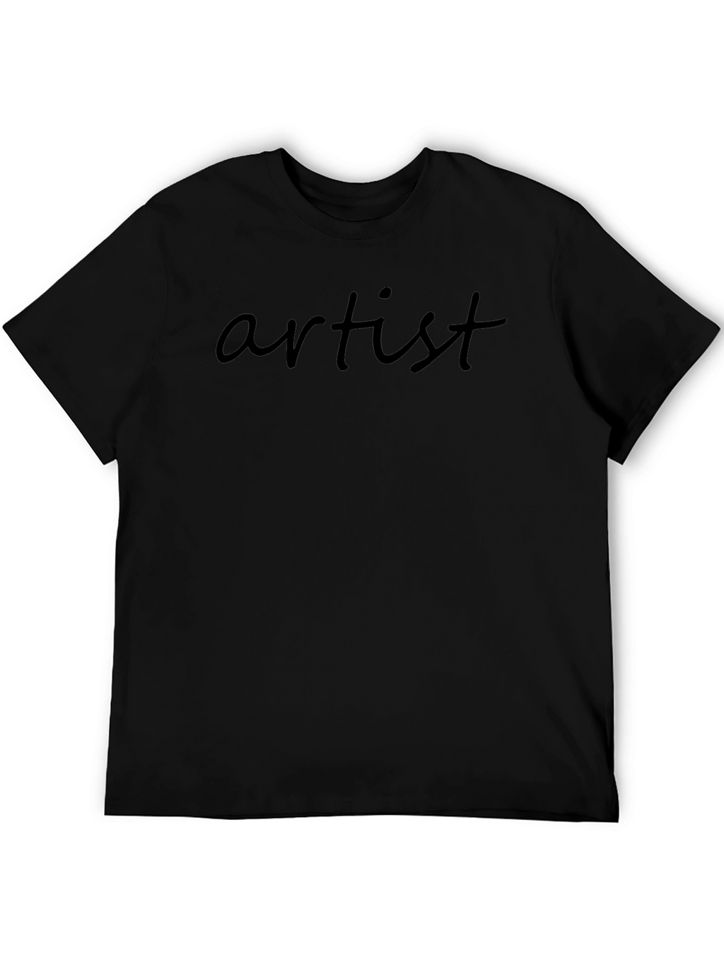 Artist Script Black T-Shirt