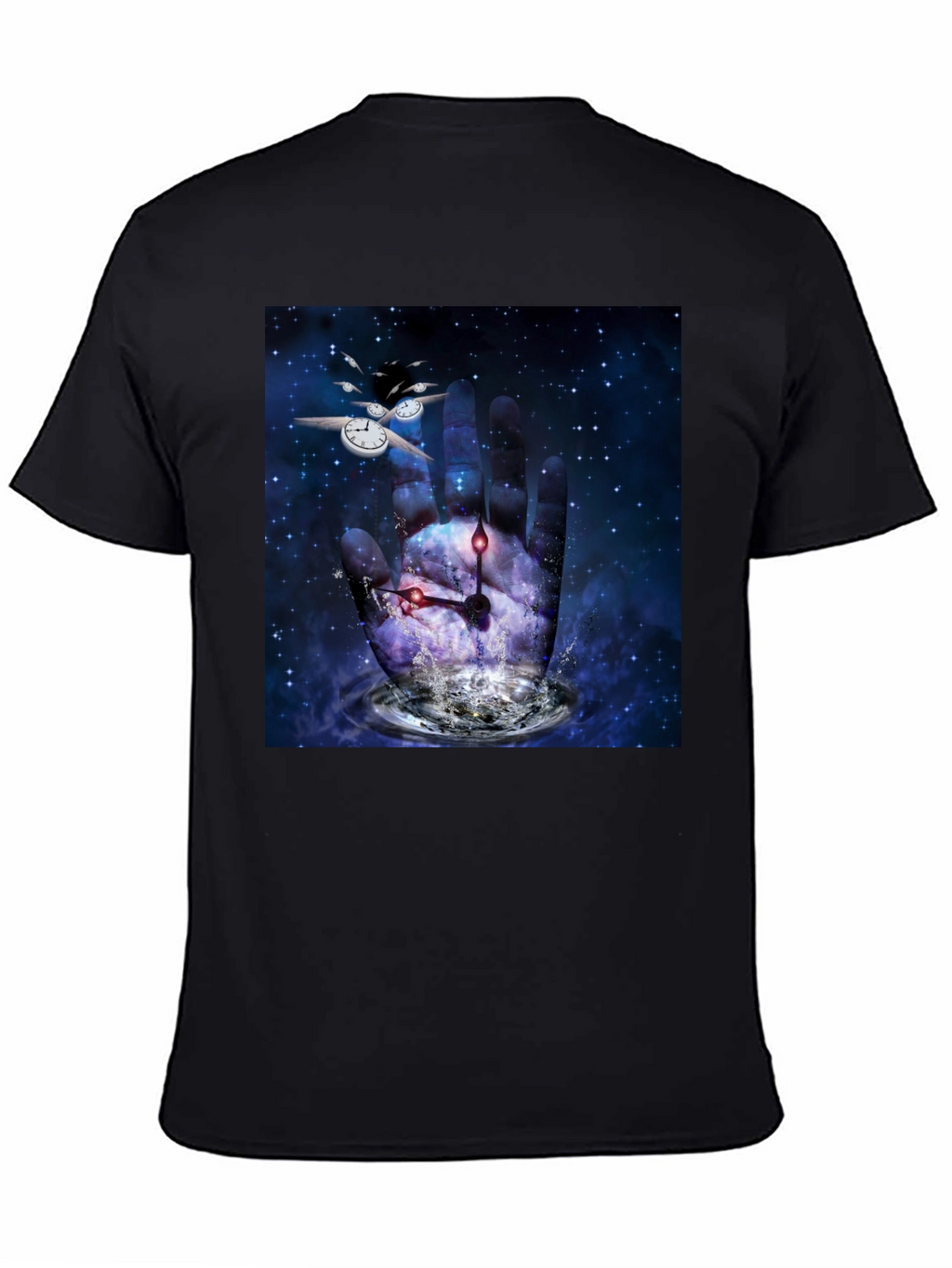 Surreal Galaxy Time T-Shirt