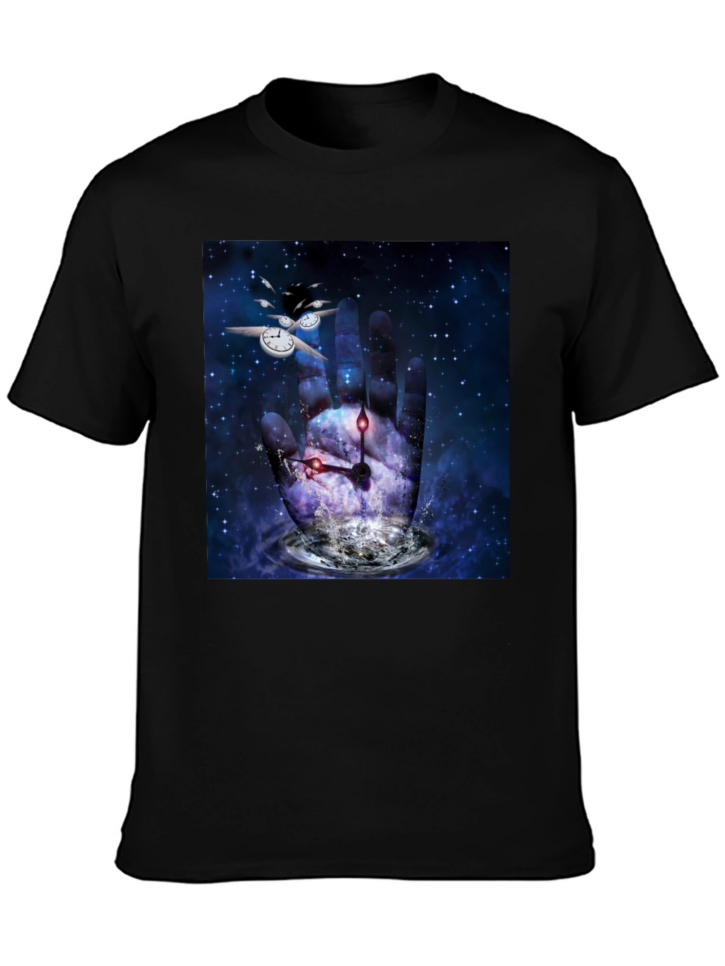 Surreal Galaxy Time T-Shirt