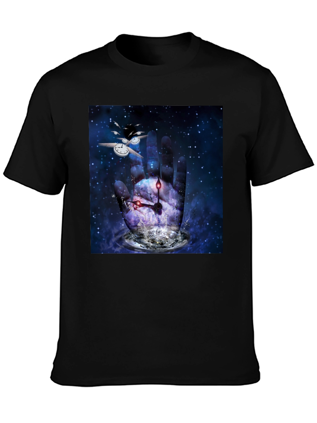 Surreal Galaxy Time T-Shirt