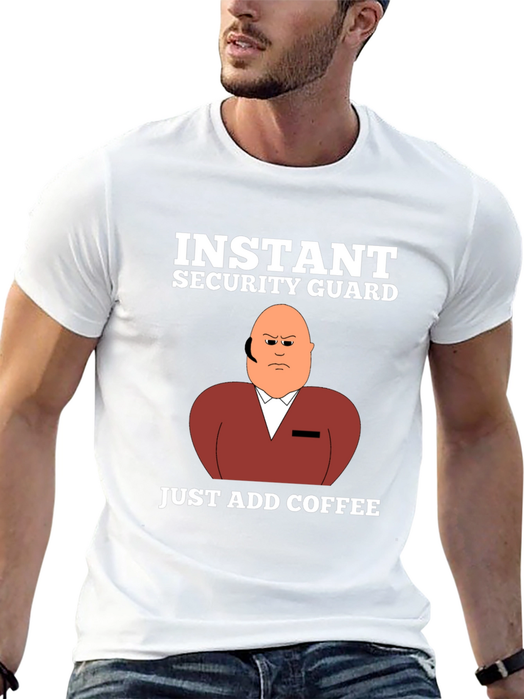 Instant Security Guard Funny Graphic T-Shirt