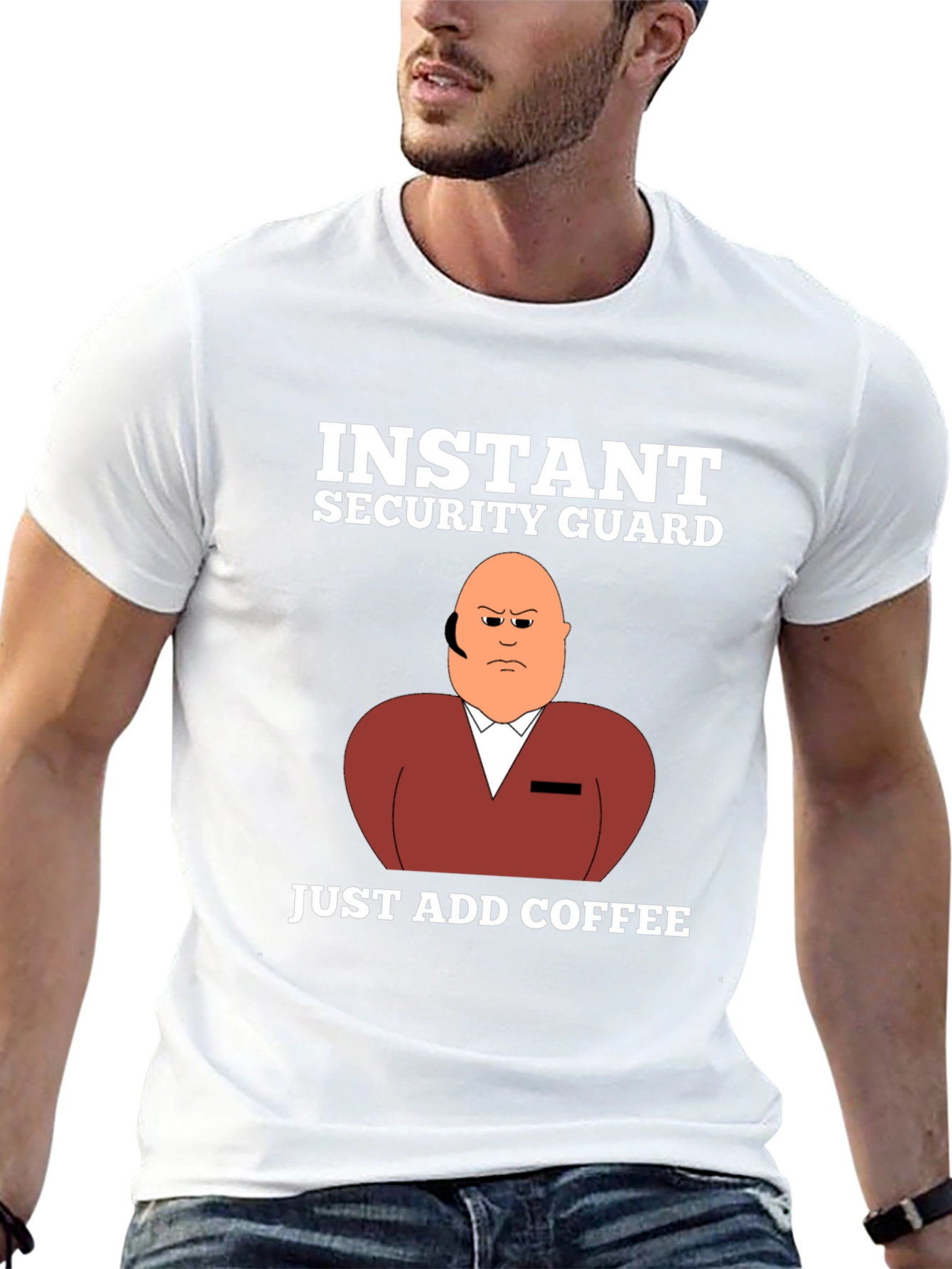 Instant Security Guard Funny Graphic T-Shirt