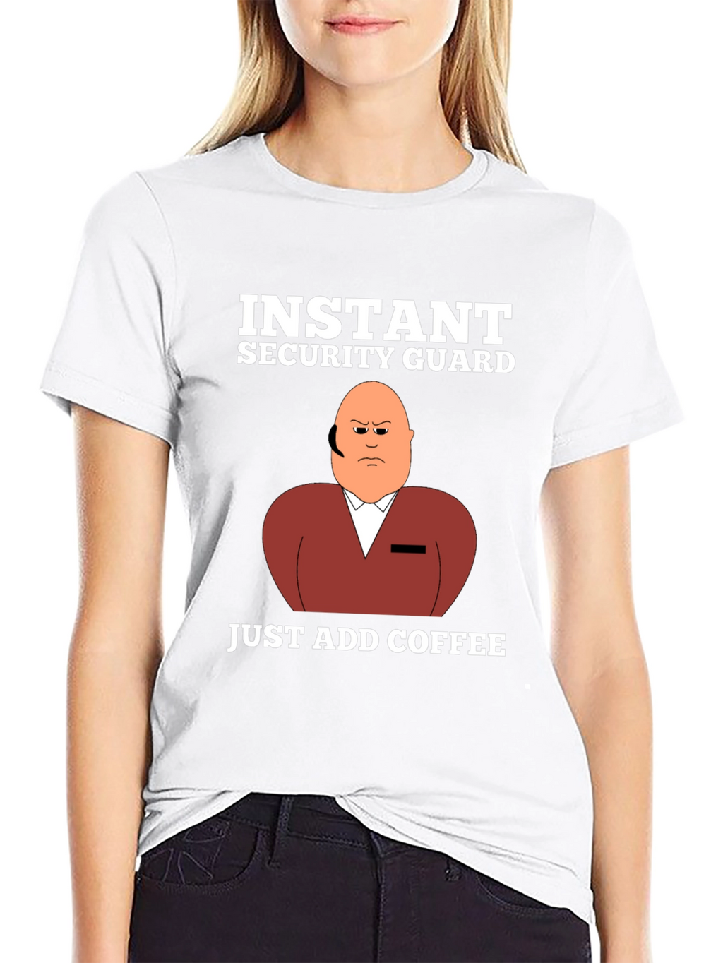 Instant Security Guard Funny Graphic T-Shirt