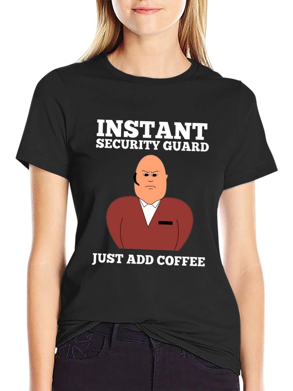 Instant Security Guard Funny Graphic T-Shirt