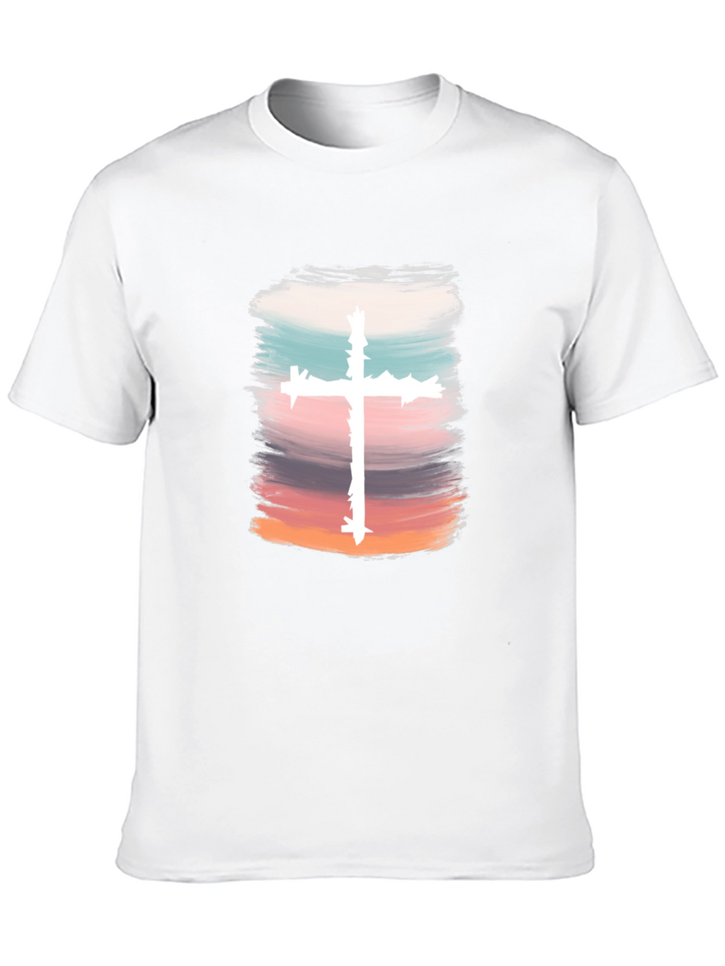 Christian Cross Graphic Tee - Stylish Faith Apparel
