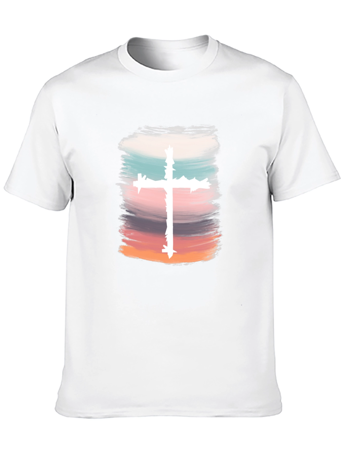 Christian Cross Graphic Tee - Stylish Faith Apparel