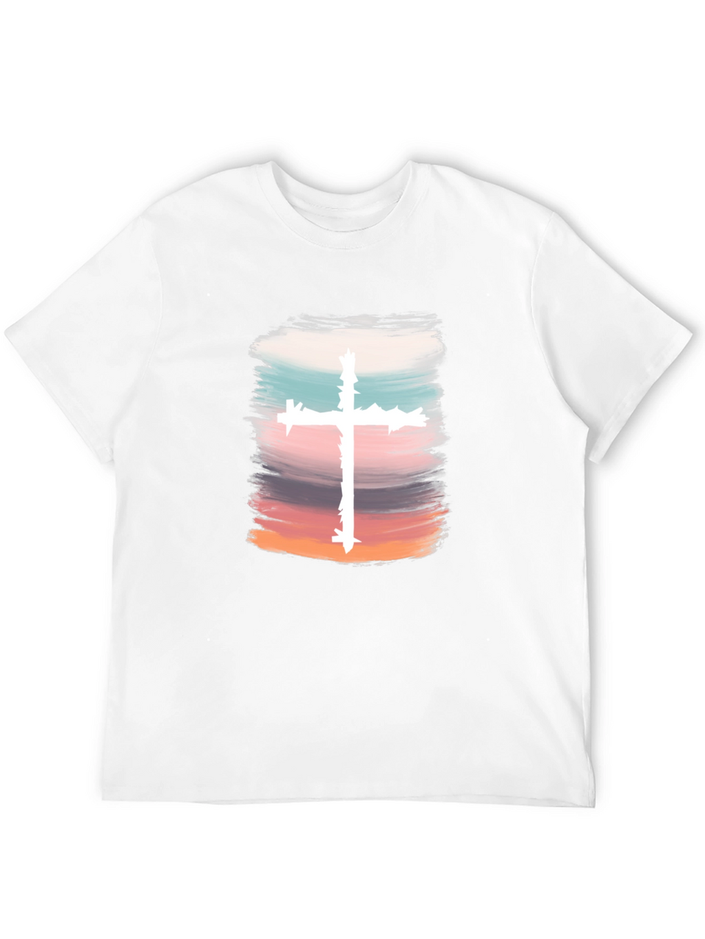 Christian Cross Graphic Tee - Stylish Faith Apparel