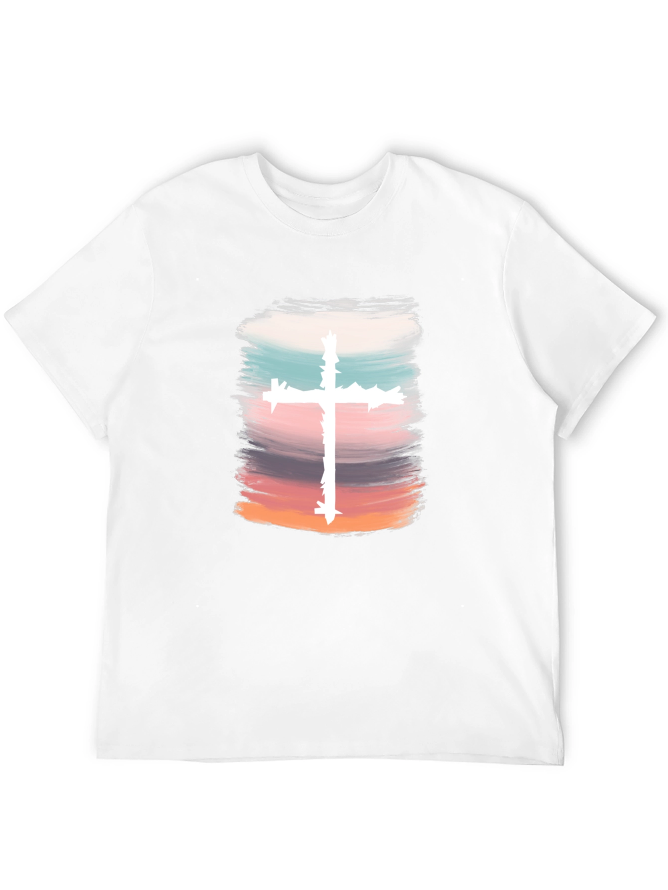Christian Cross Graphic Tee - Stylish Faith Apparel