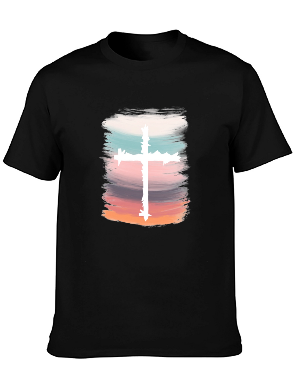 Christian Cross Graphic Tee - Stylish Faith Apparel