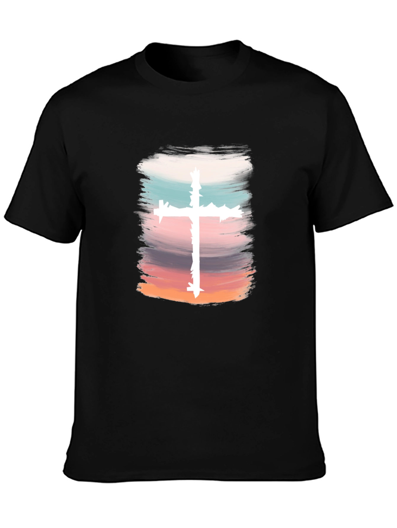 Christian Cross Graphic Tee - Stylish Faith Apparel