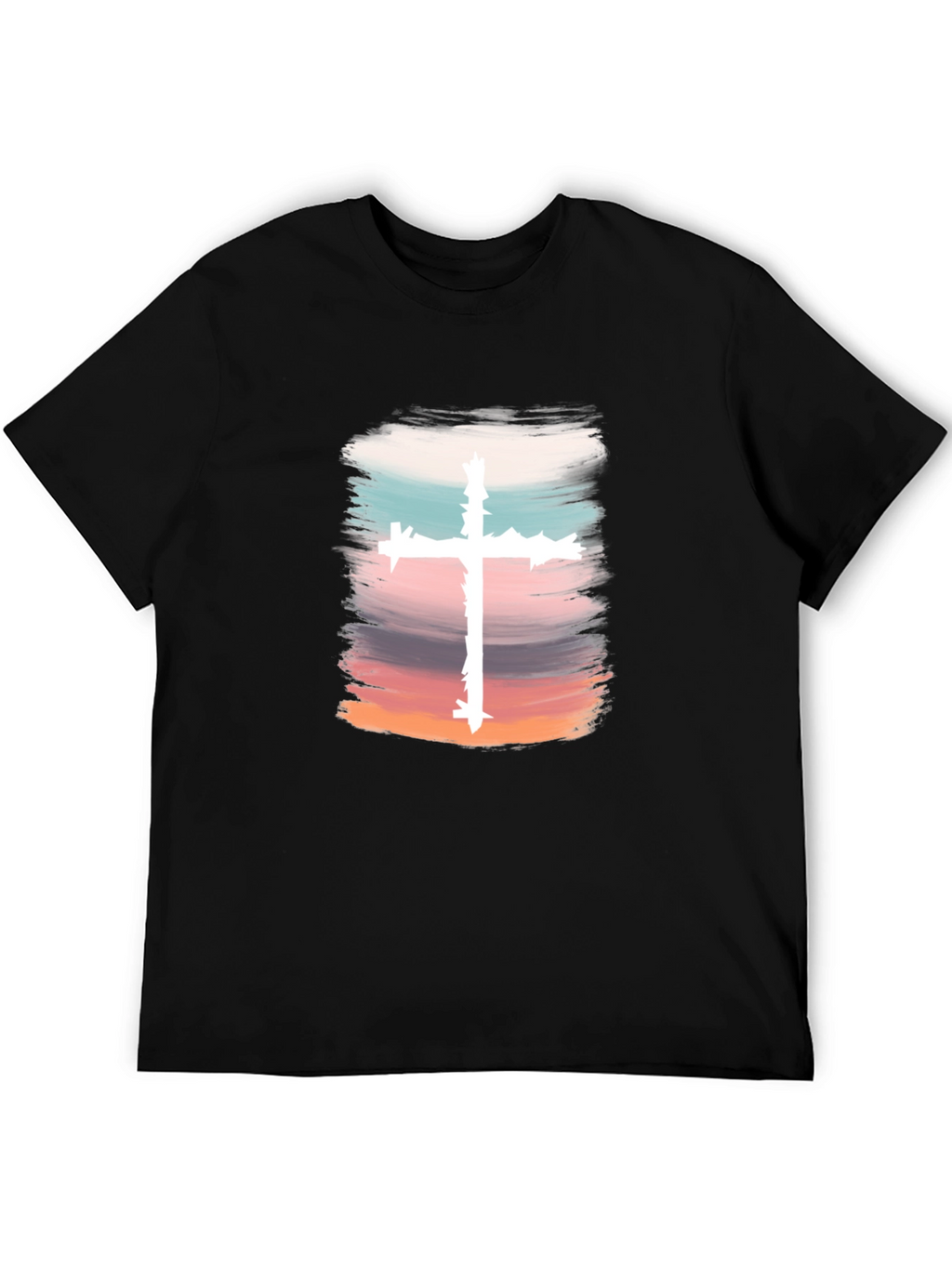 Christian Cross Graphic Tee - Stylish Faith Apparel