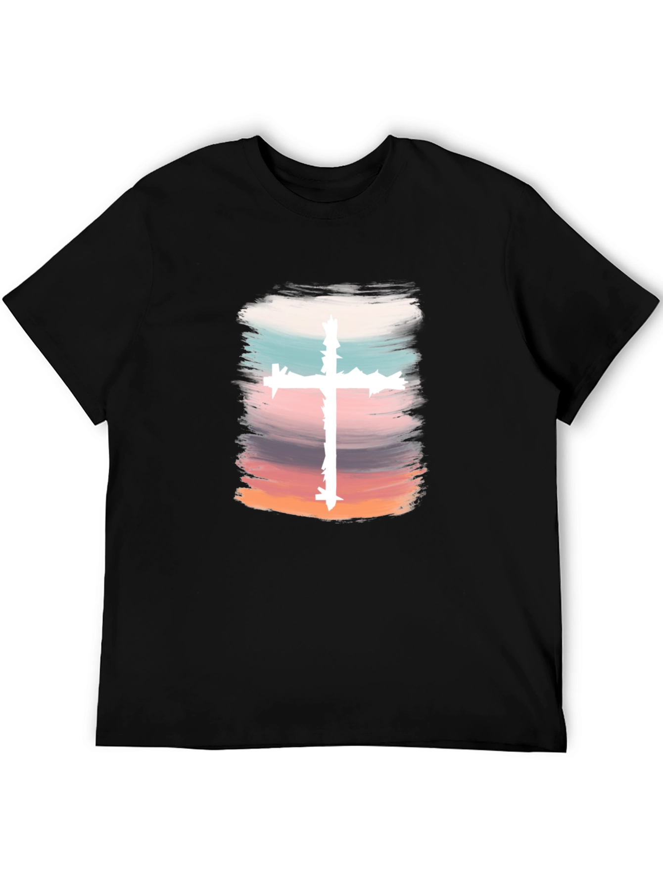 Christian Cross Graphic Tee - Stylish Faith Apparel