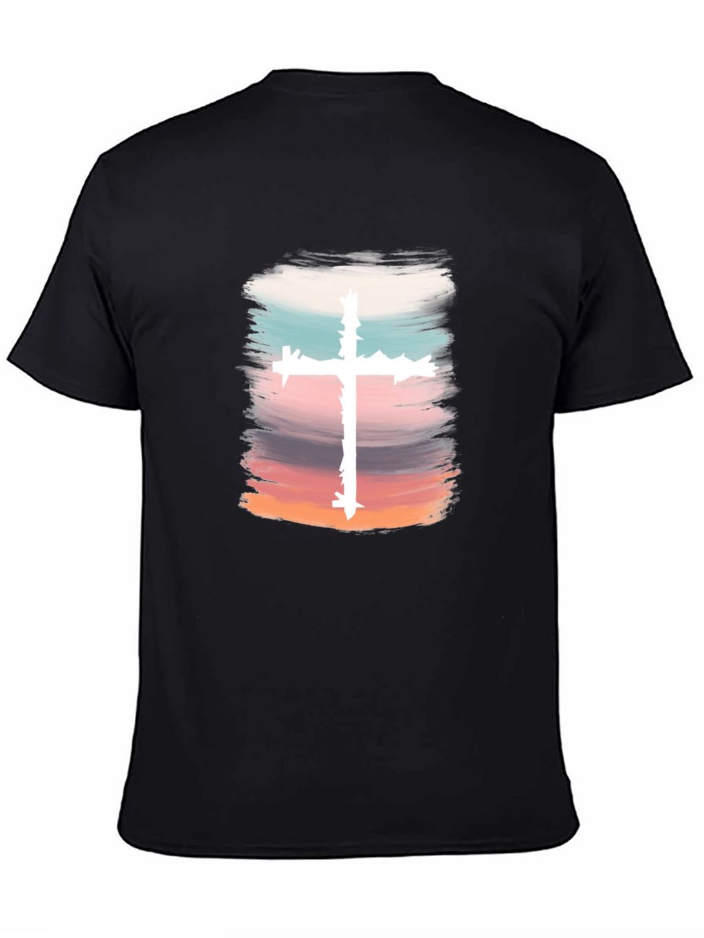 Christian Cross Graphic Tee - Stylish Faith Apparel