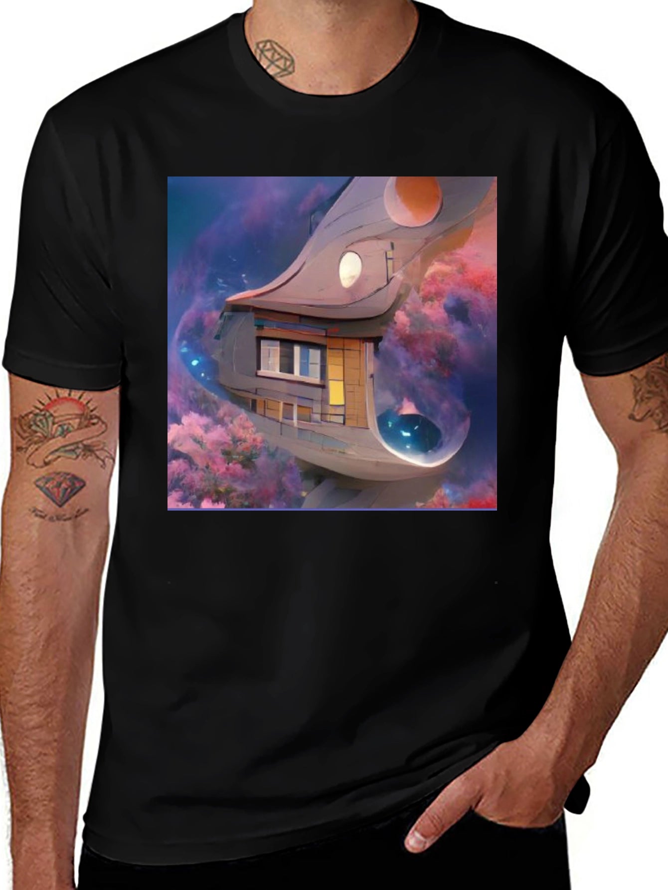 Surreal Home T-Shirt - Dreamy Design