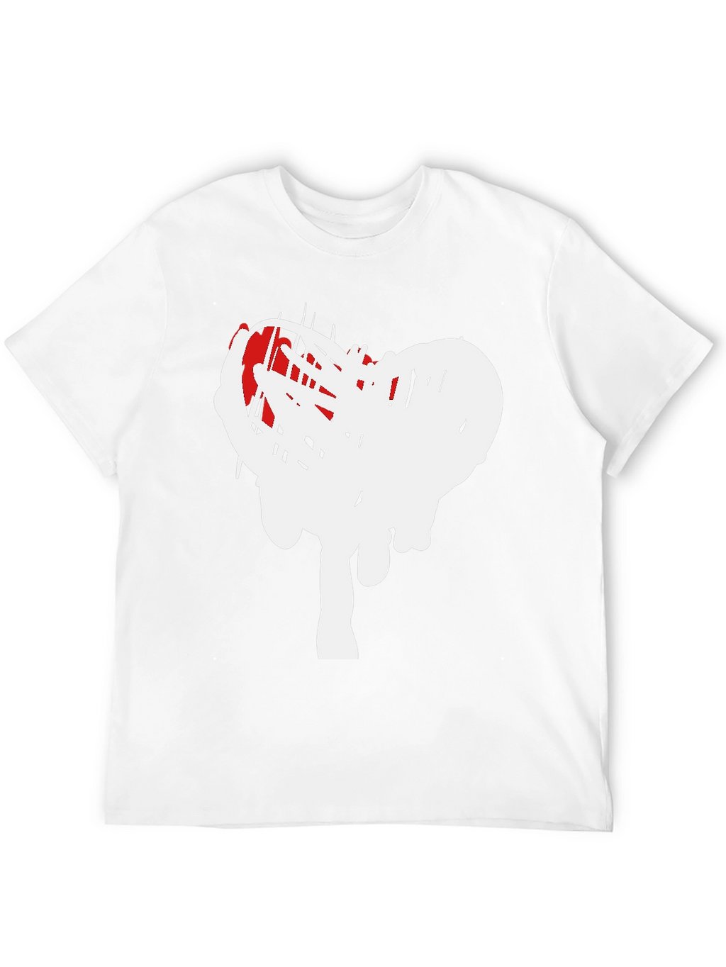 Modern Heart Scribble Graphic T-Shirt