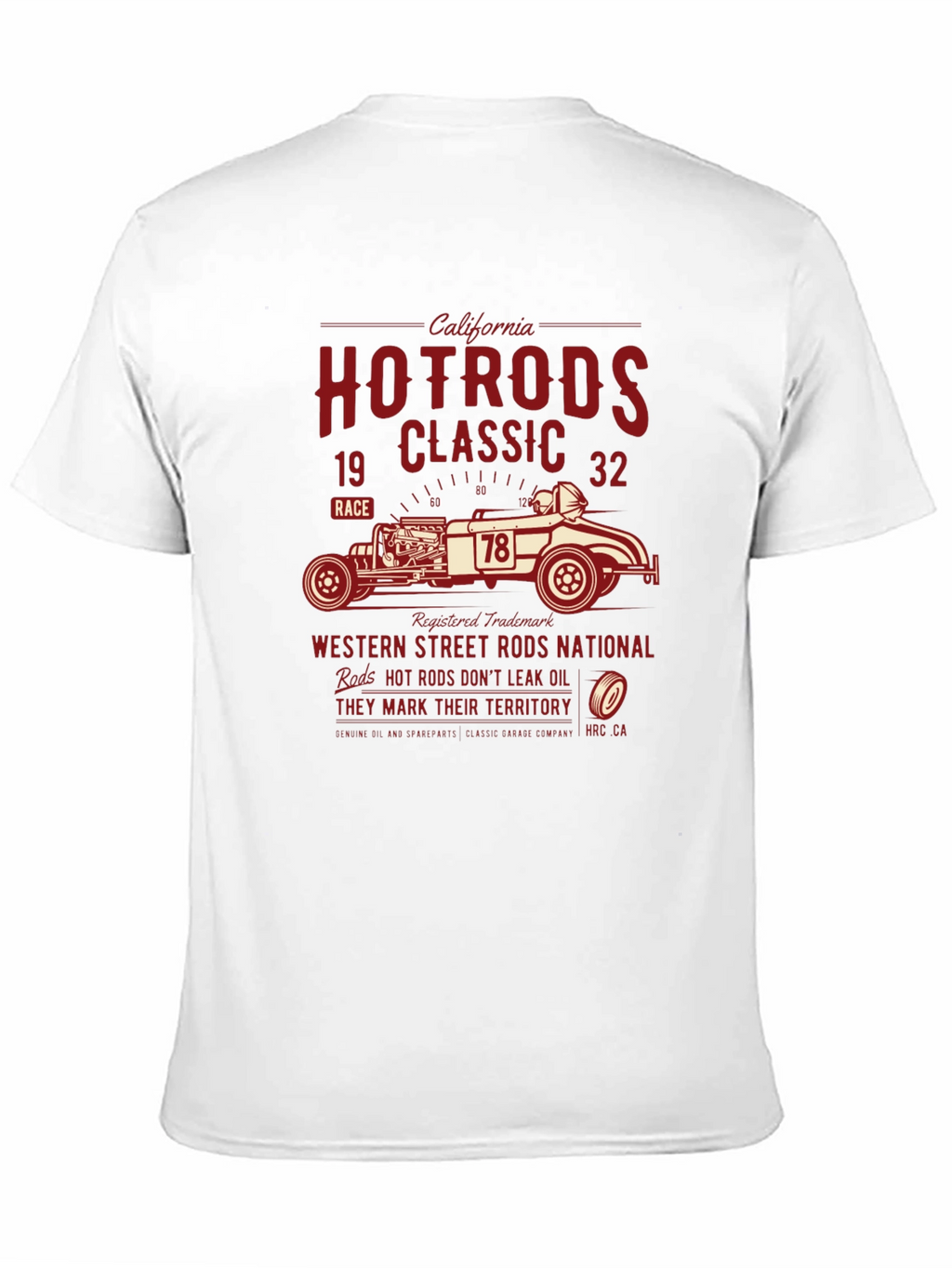 Hot Rods Classic Black T-Shirt