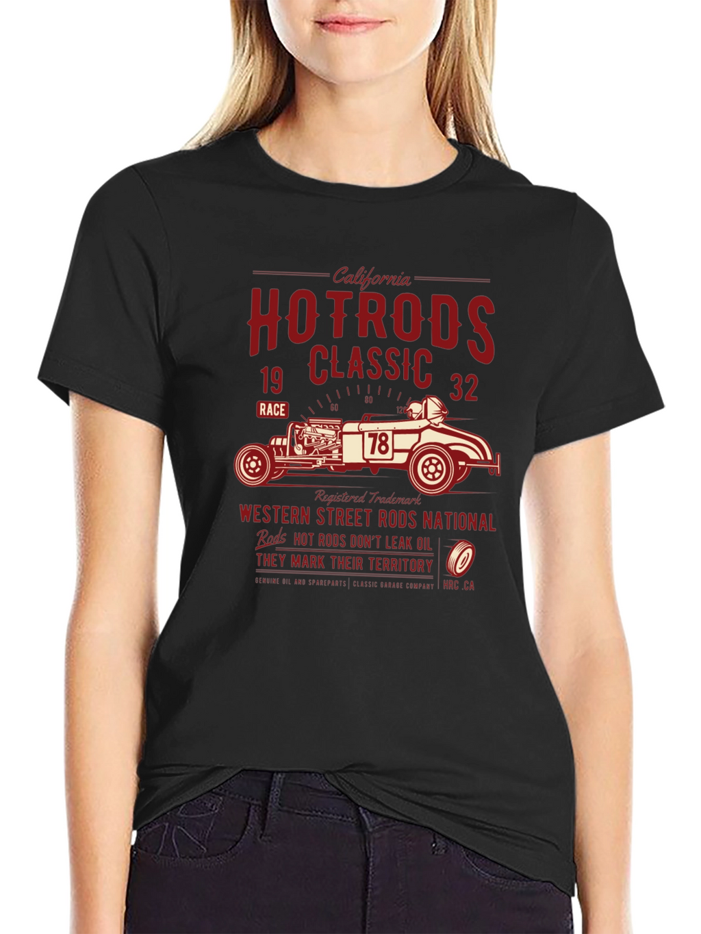 Hot Rods Classic Black T-Shirt