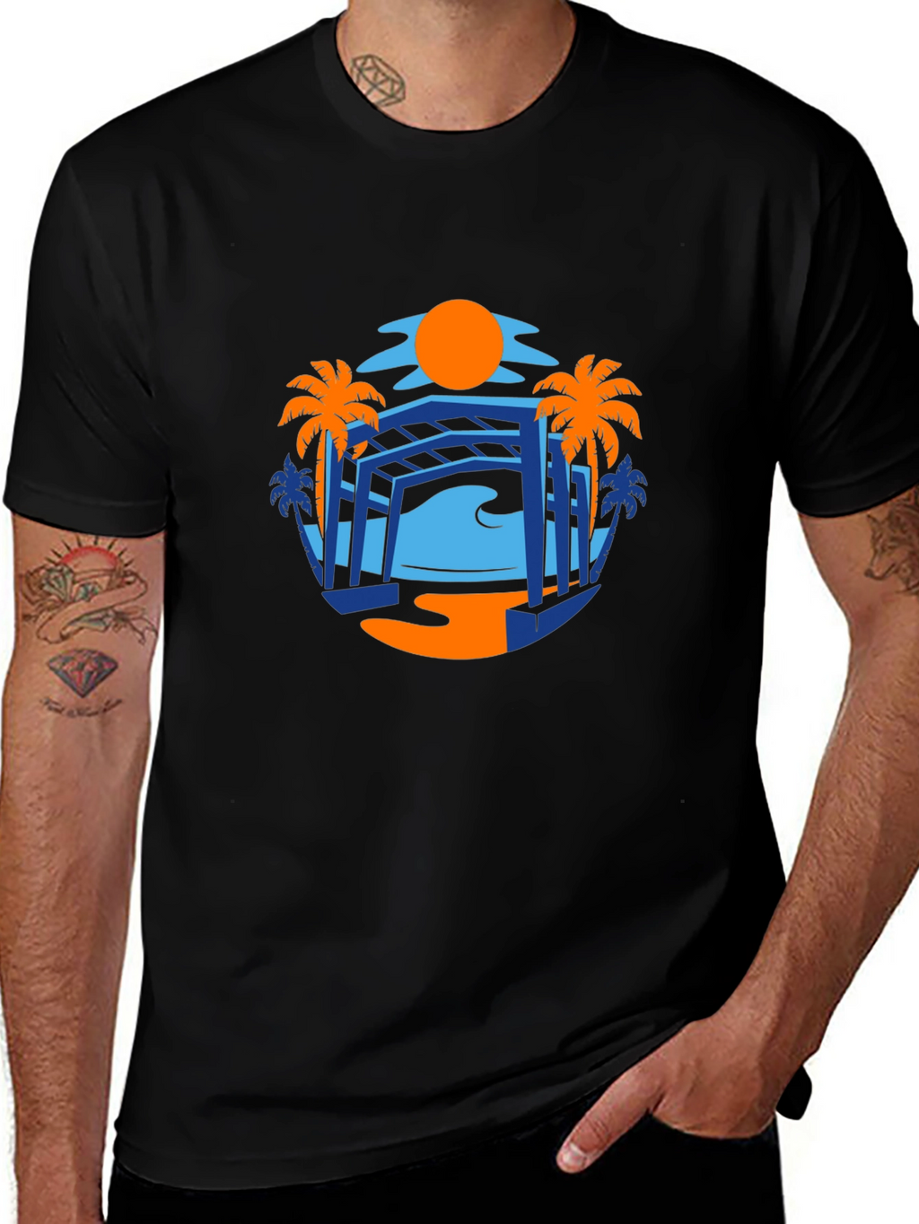 Sunset Palm T-Shirt