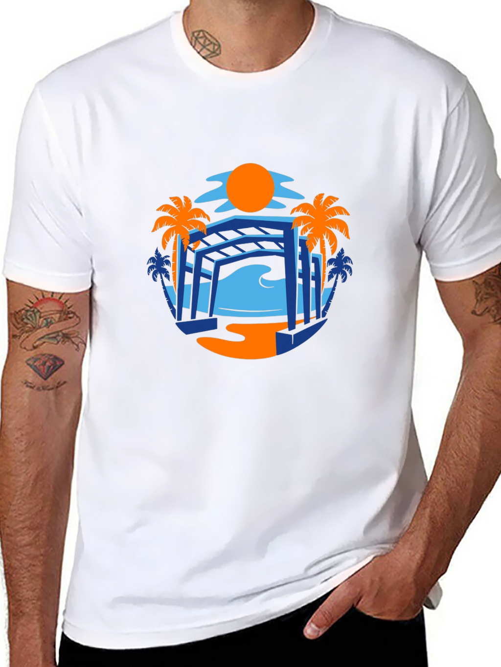 Sunset Palm T-Shirt