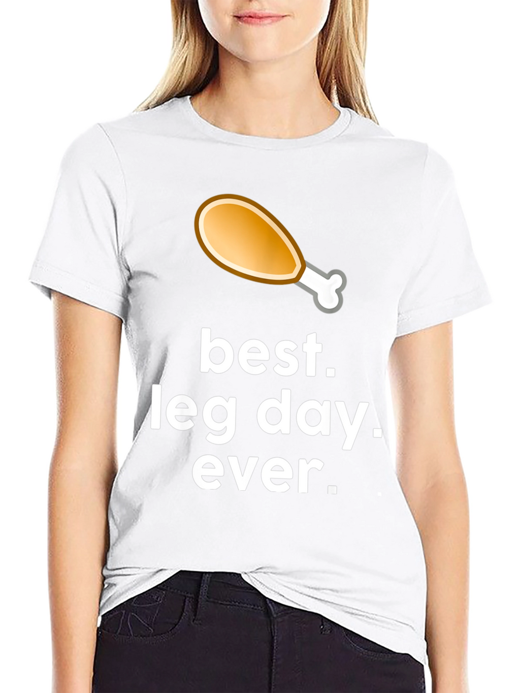 Best Leg Day Ever Graphic T-Shirt - Black