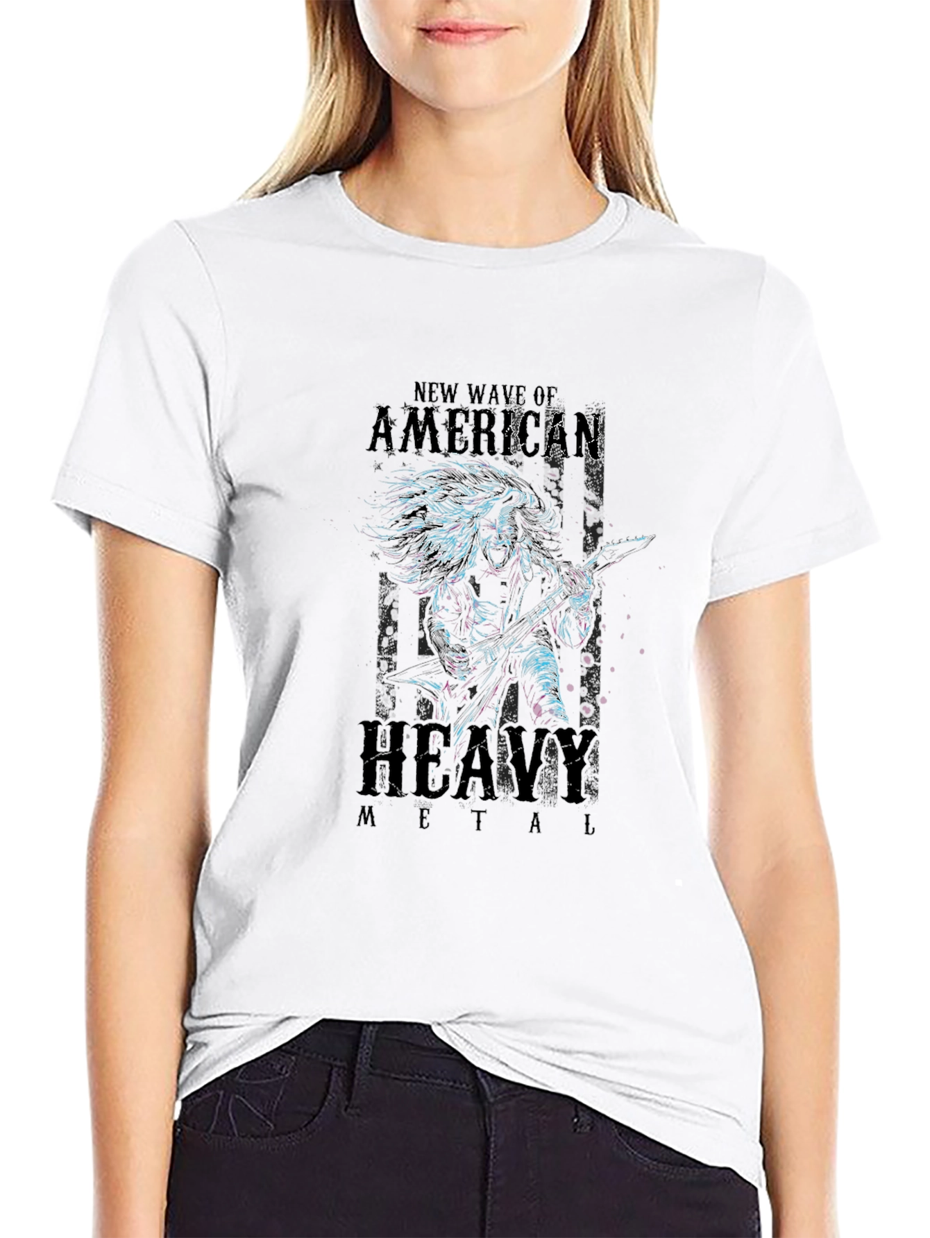 American Heavy Metal T-Shirt - Rock & Roll Tee