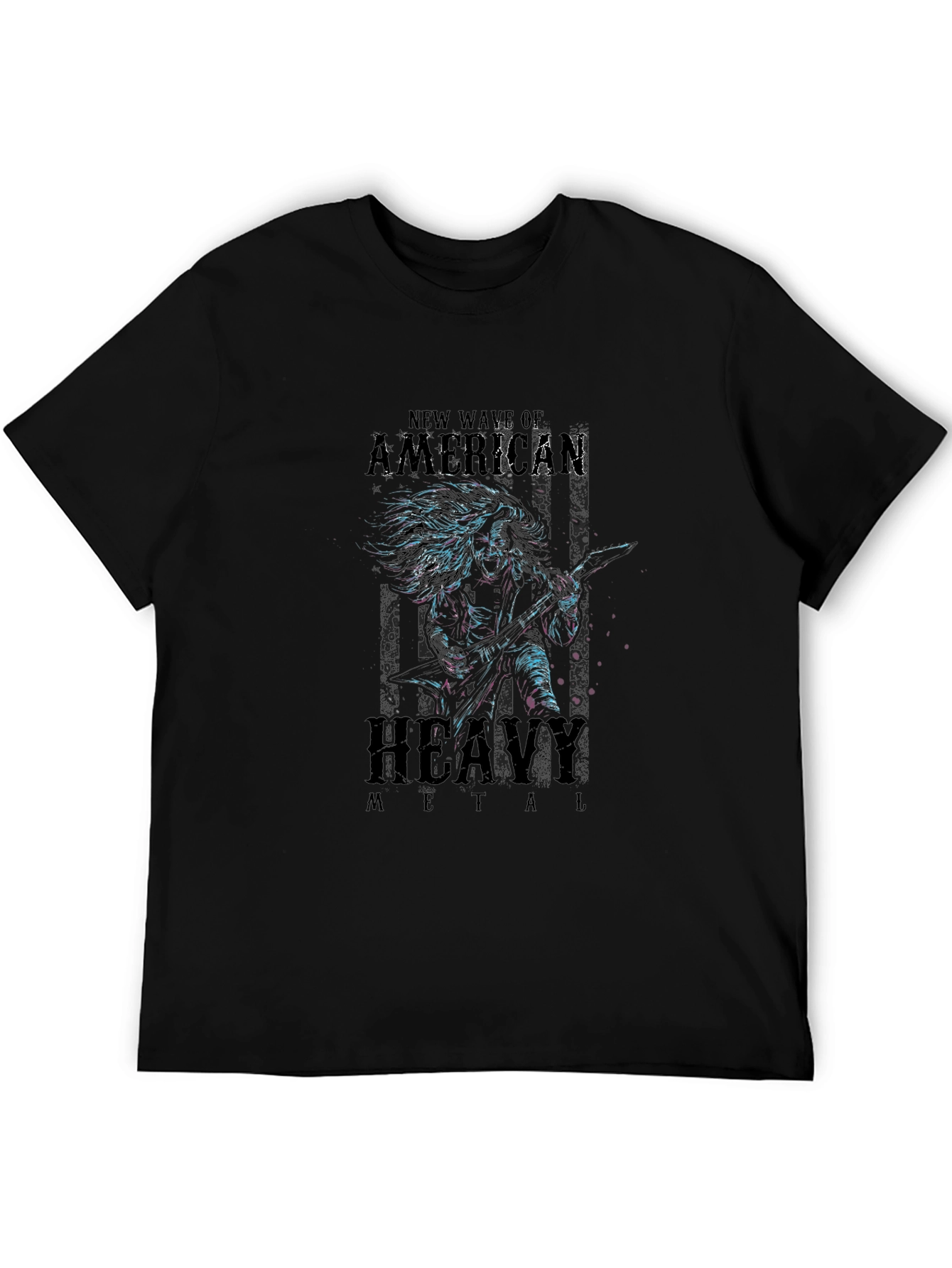 American Heavy Metal T-Shirt - Rock & Roll Tee
