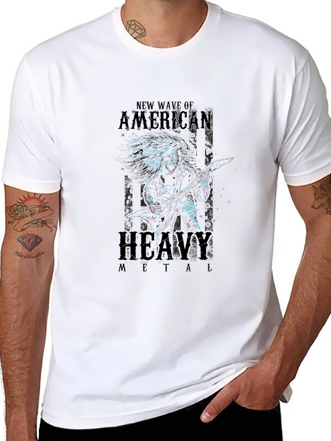 American Heavy Metal T-Shirt - Rock & Roll Tee