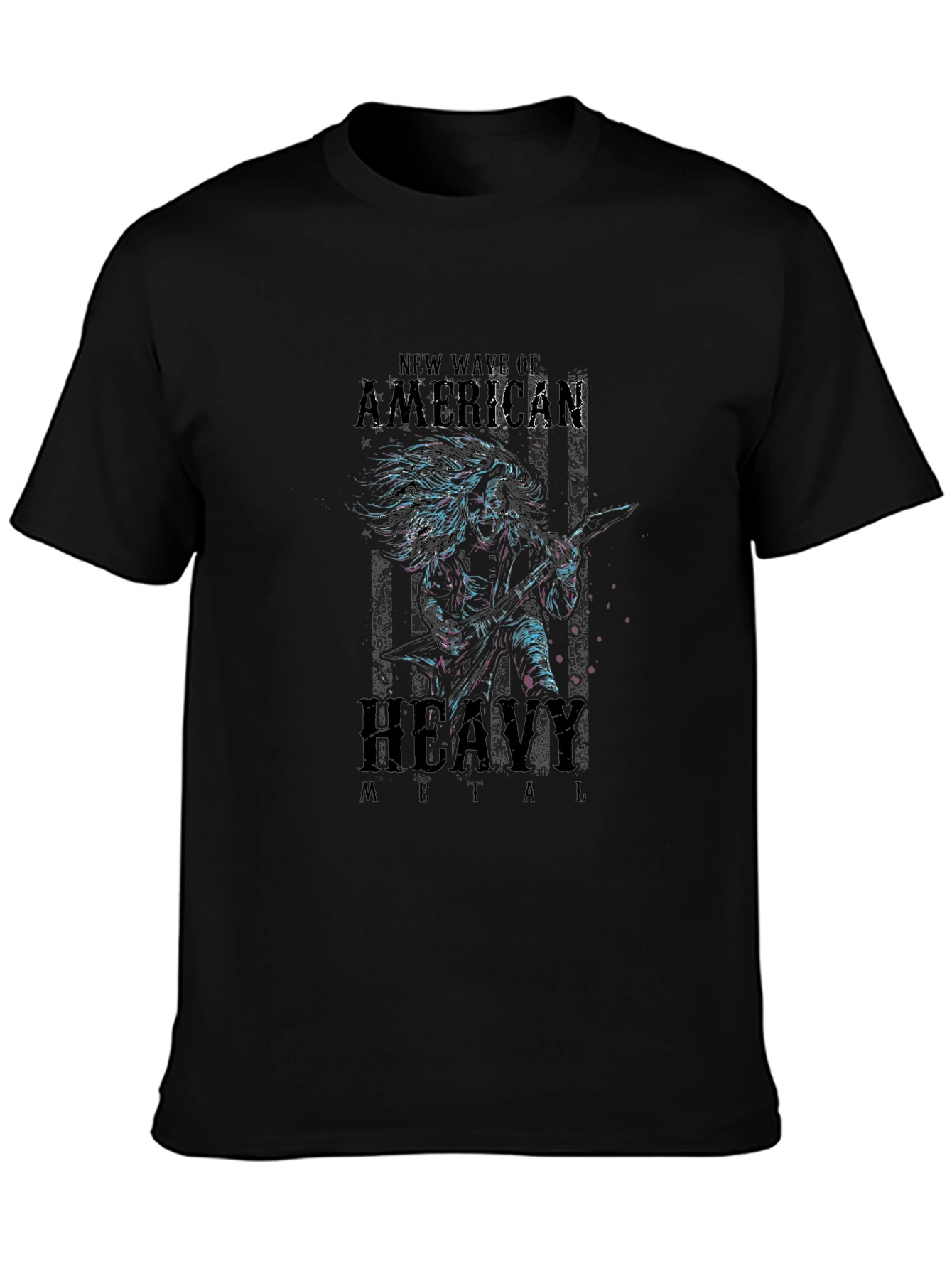 American Heavy Metal T-Shirt - Rock & Roll Tee