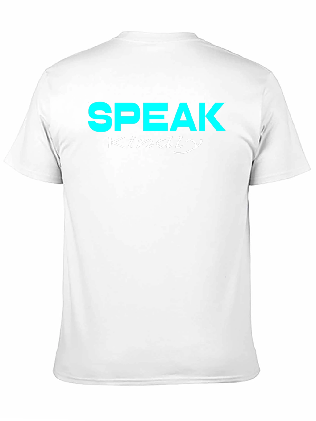 Speak Kindly Graphic Tee - Black Cotton T-Shirt