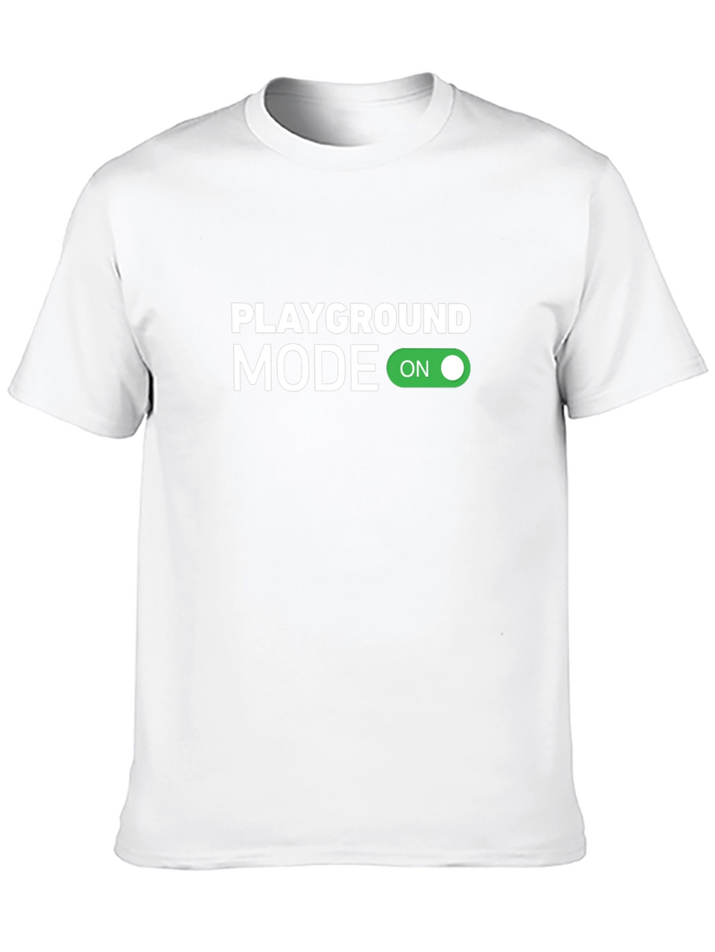Playground Mode On Black T-Shirt