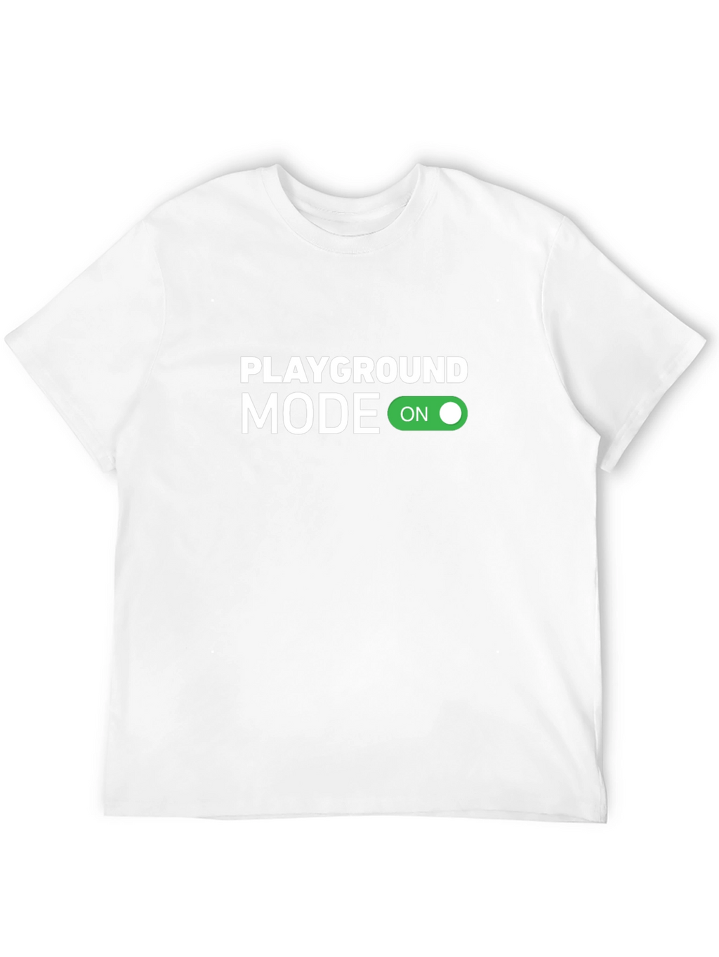 Playground Mode On Black T-Shirt