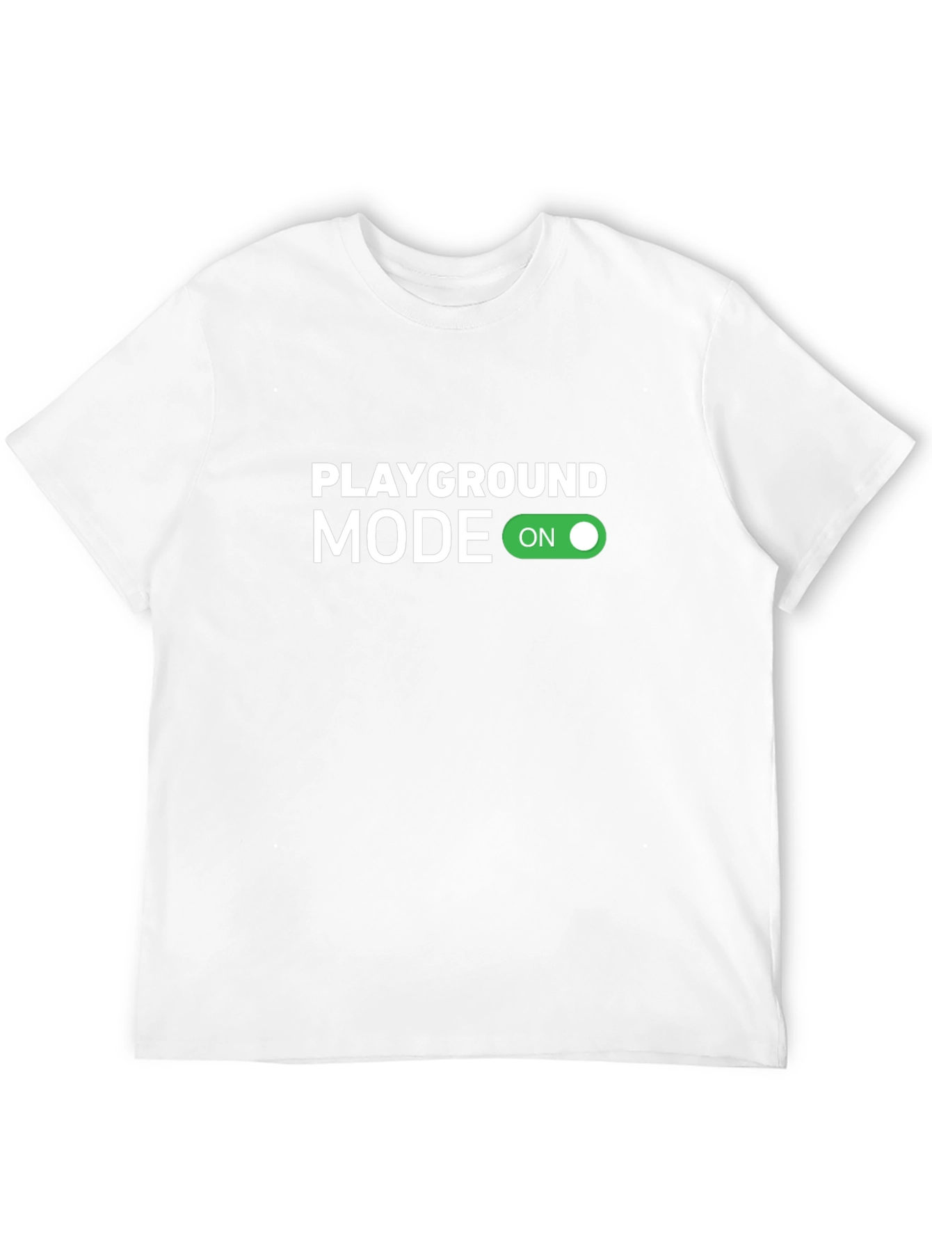 Playground Mode On Black T-Shirt