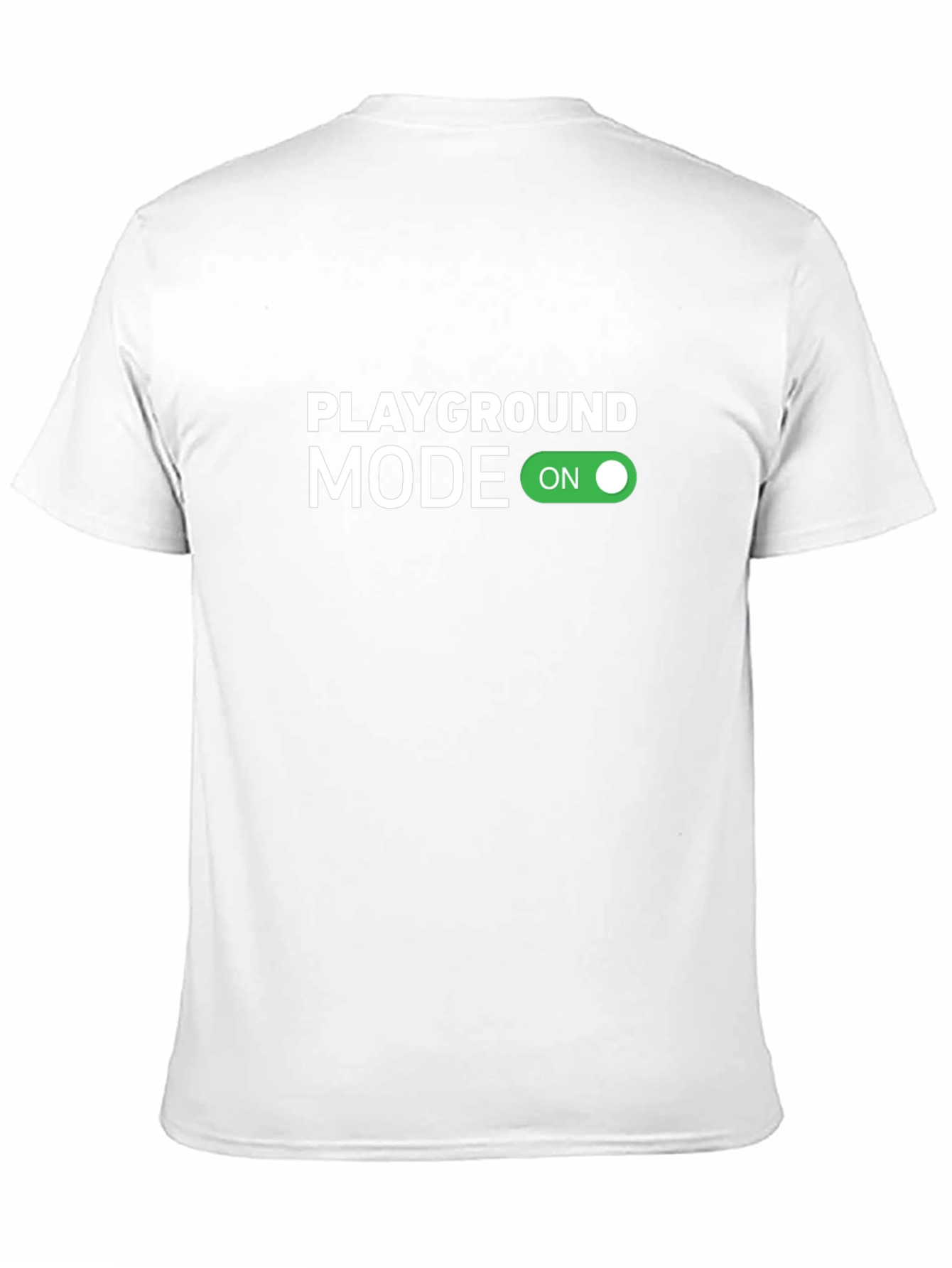 Playground Mode On Black T-Shirt