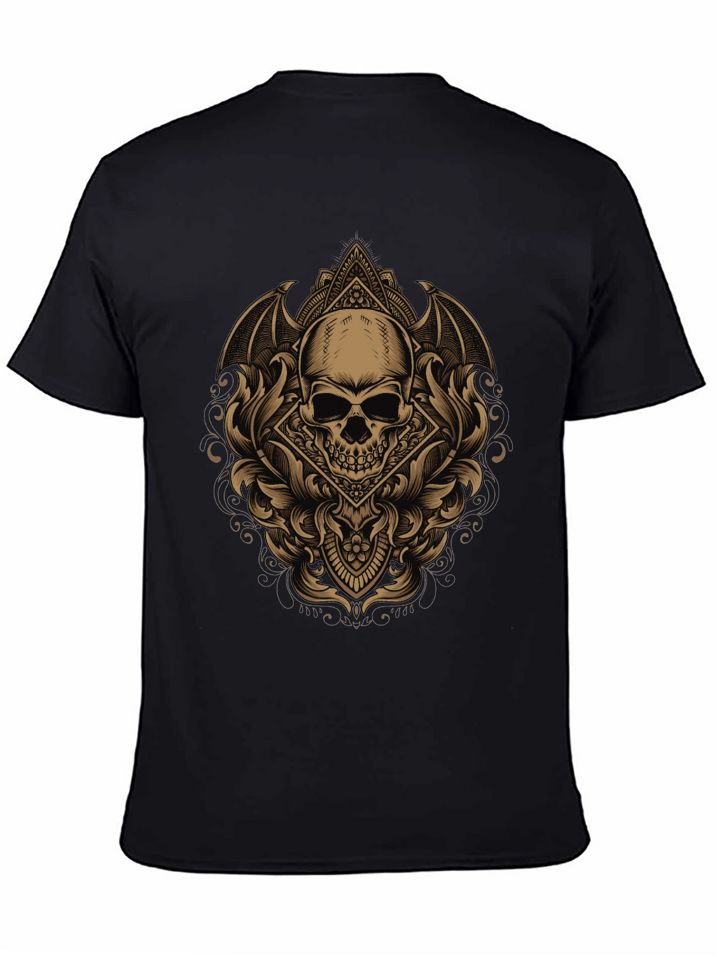 Skull Graphic Tee - Dark Gothic Style