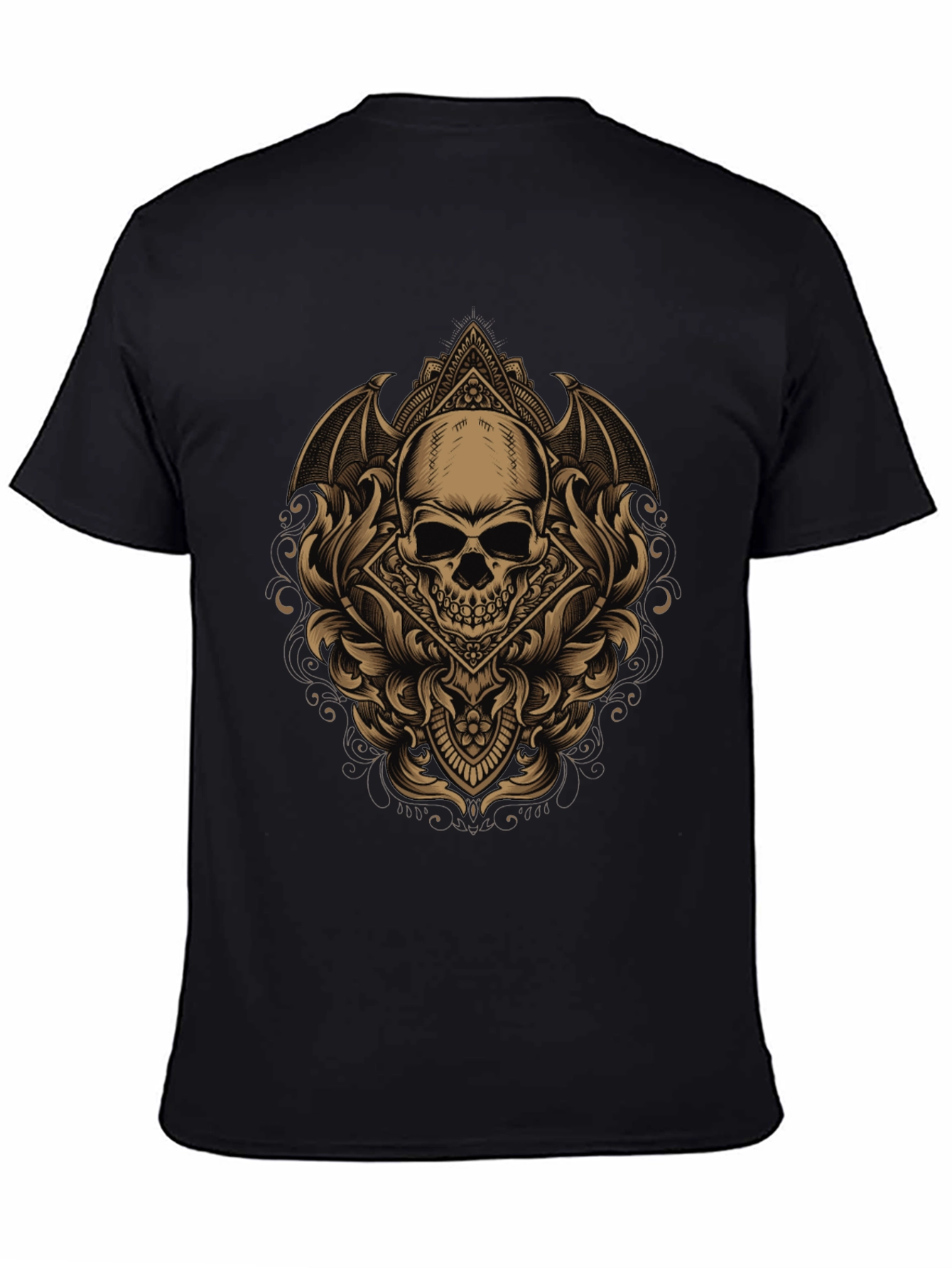 Skull Graphic Tee - Dark Gothic Style