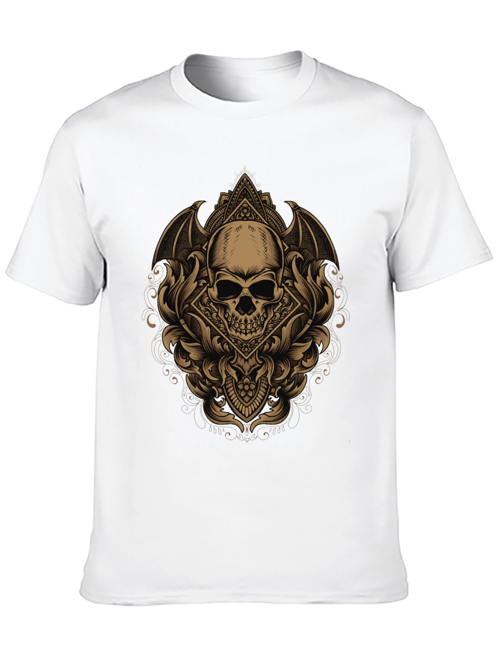 Skull Graphic Tee - Dark Gothic Style