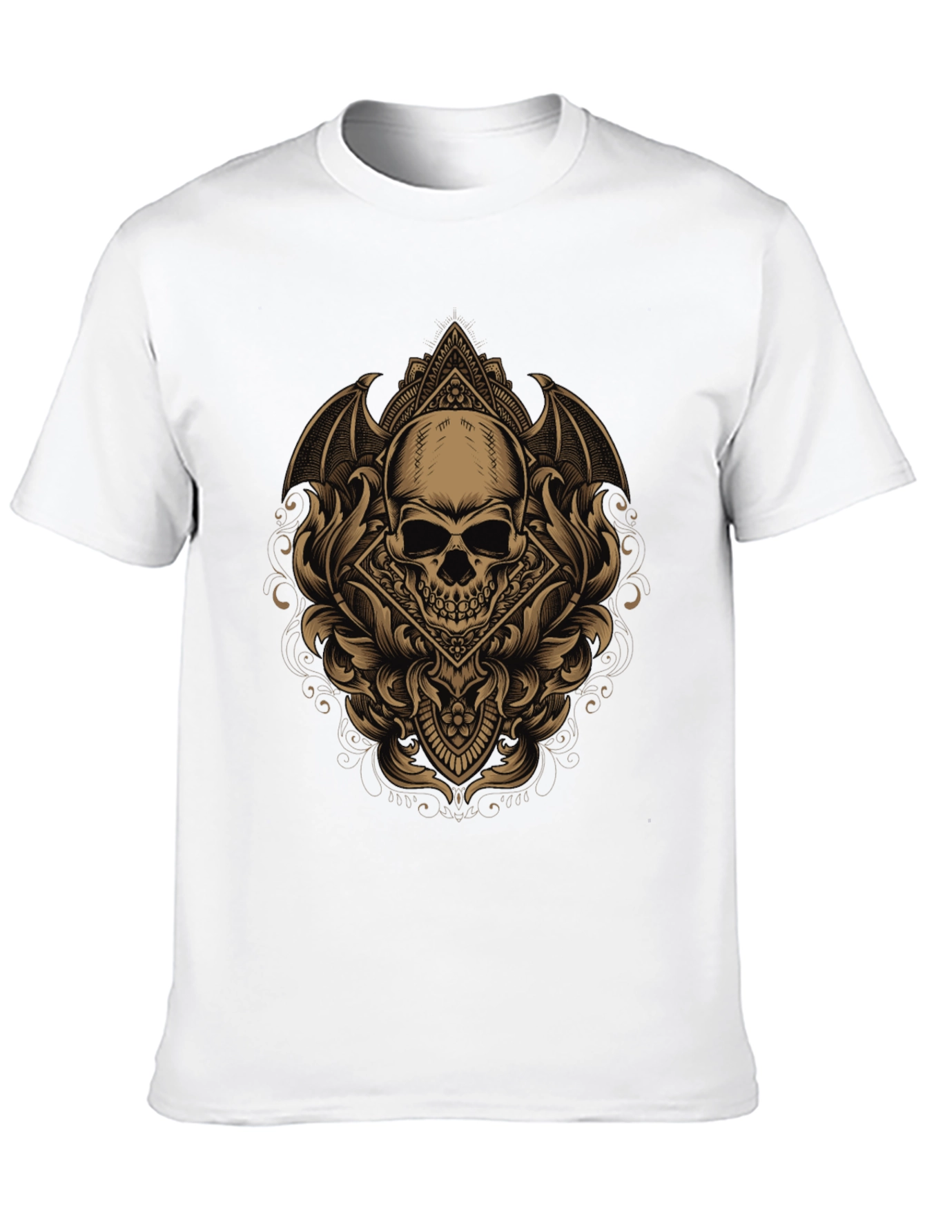 Skull Graphic Tee - Dark Gothic Style
