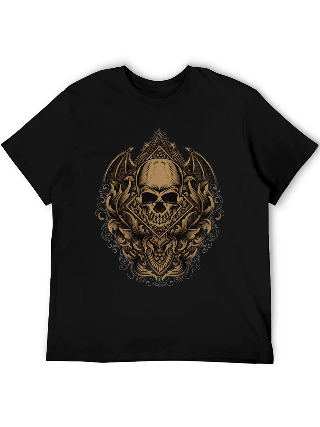 Skull Graphic Tee - Dark Gothic Style