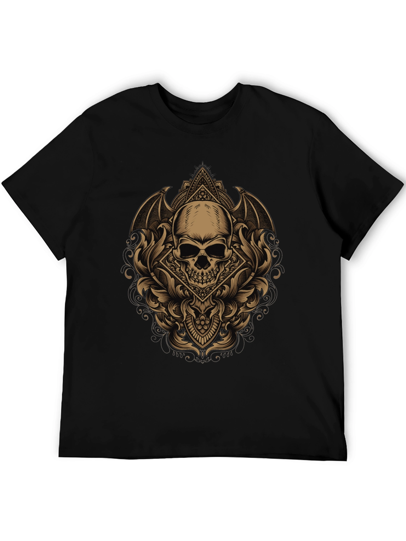 Skull Graphic Tee - Dark Gothic Style