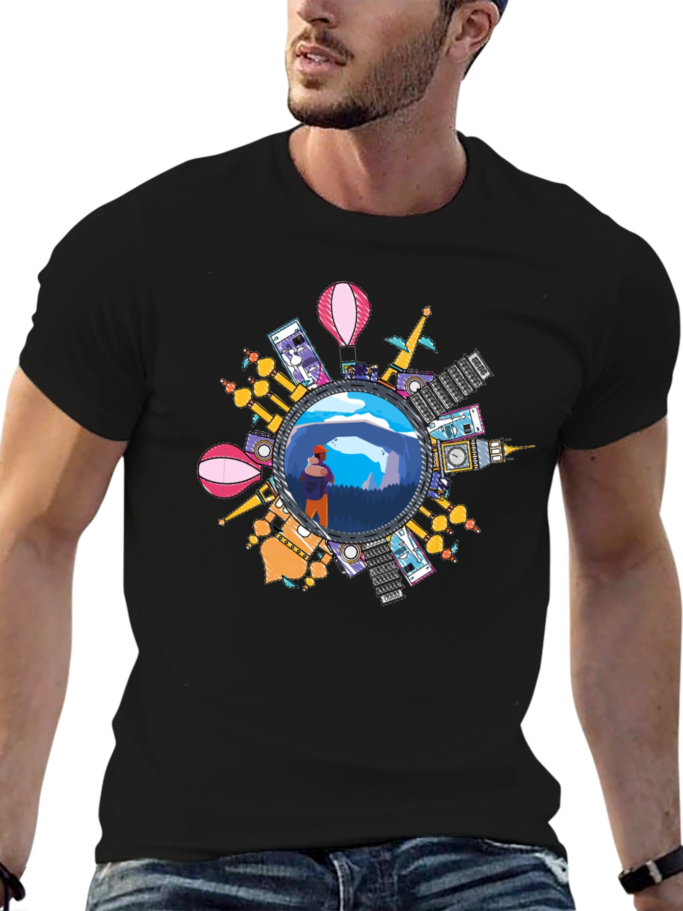 World Traveler Graphic T-Shirt