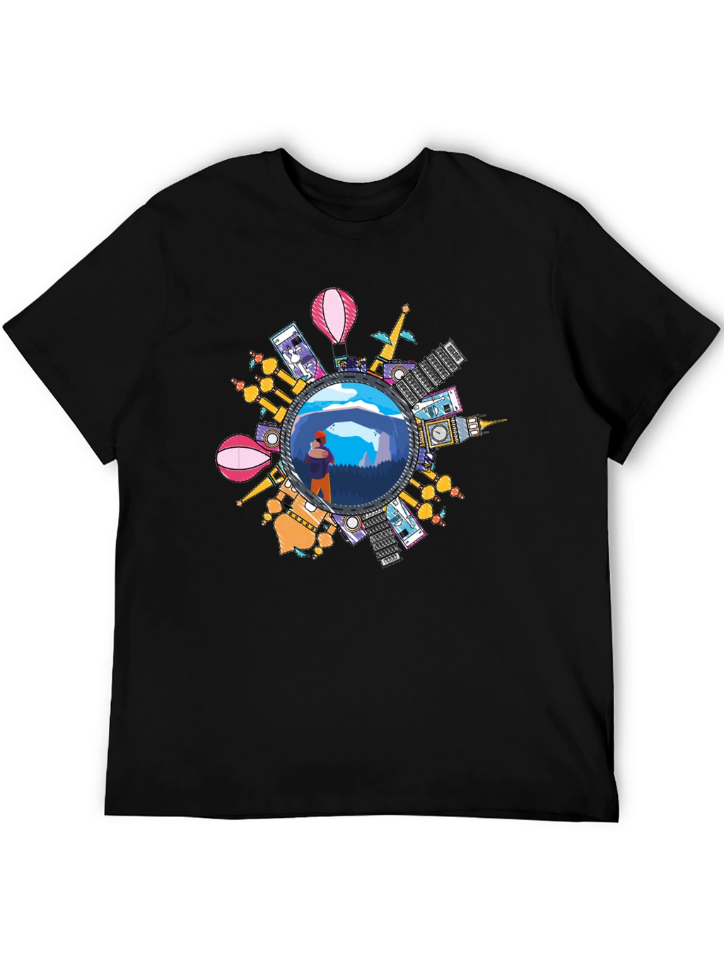 World Traveler Graphic T-Shirt