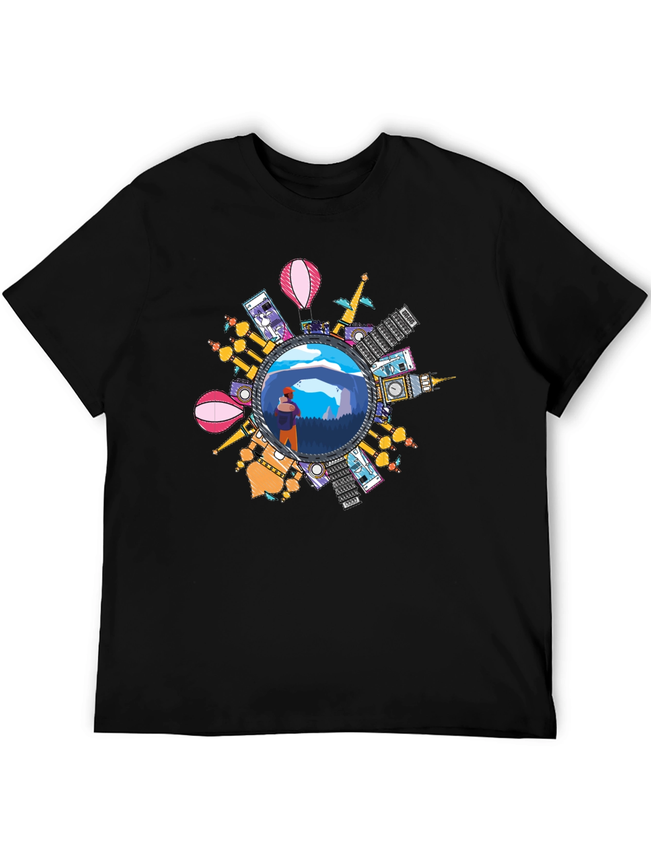 World Traveler Graphic T-Shirt