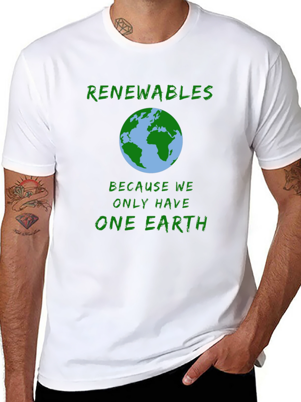 Renewables Earth T-Shirt - Eco-Friendly Fashion