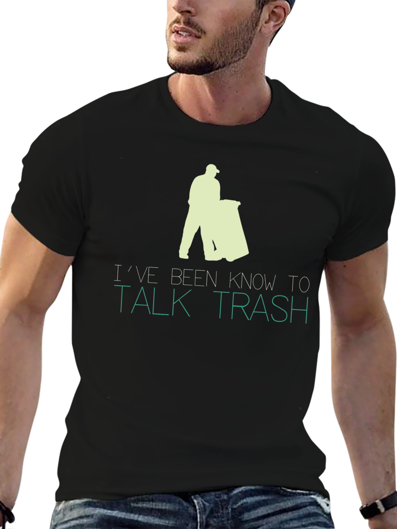 Talk Trash Graphic T-Shirt - Funny Slogan Tee