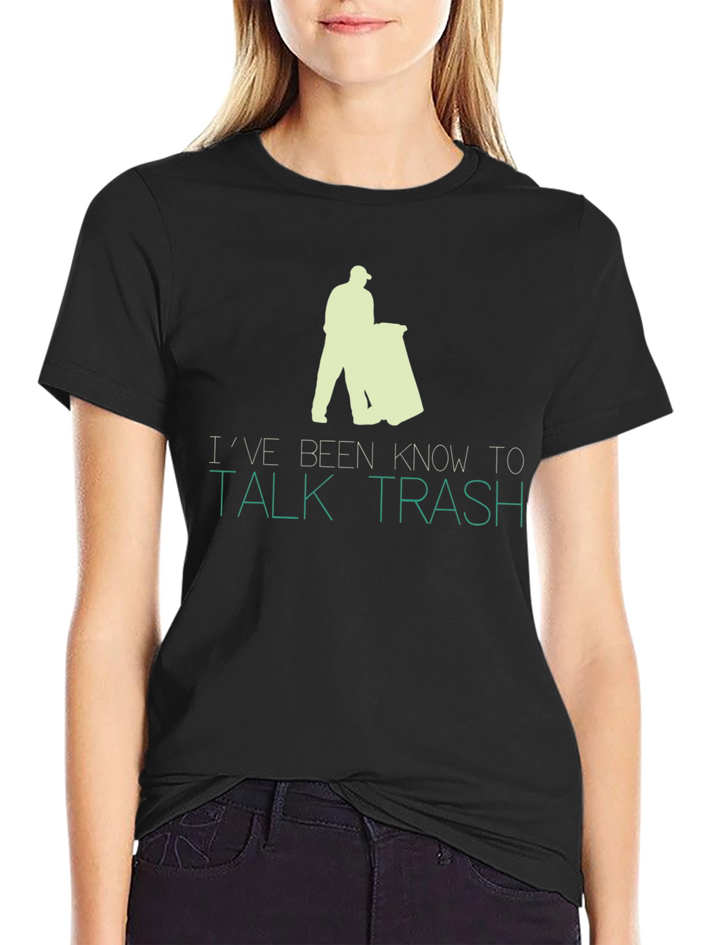 Talk Trash Graphic T-Shirt - Funny Slogan Tee