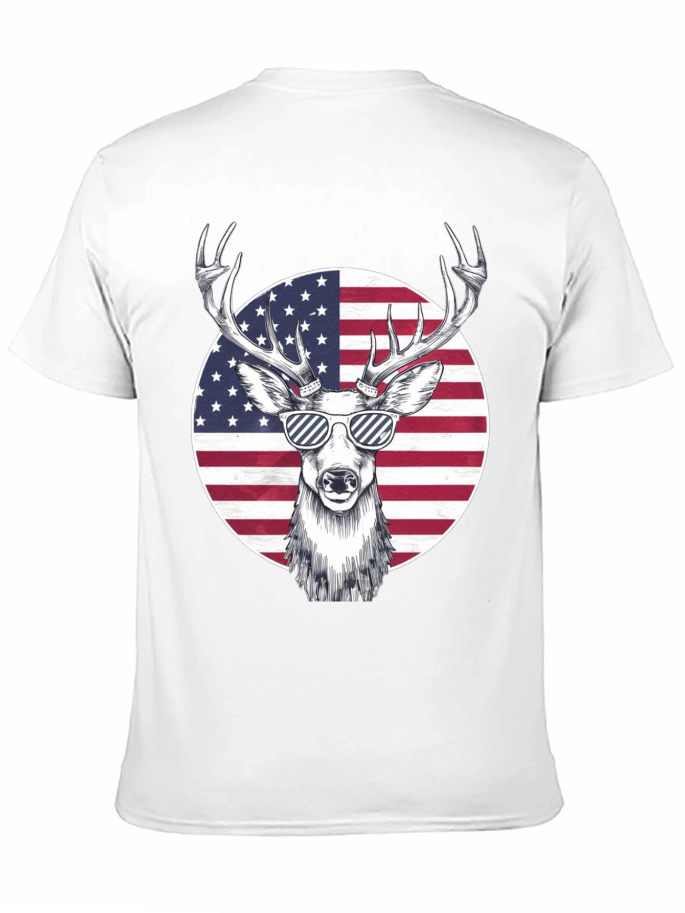 American Deer Graphic Tee